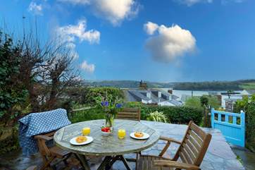 Enjoy al fresco dining on the wonderful terrace.