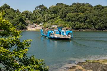 The King Harry Ferry is a fun way to travel to and from the Roseland.