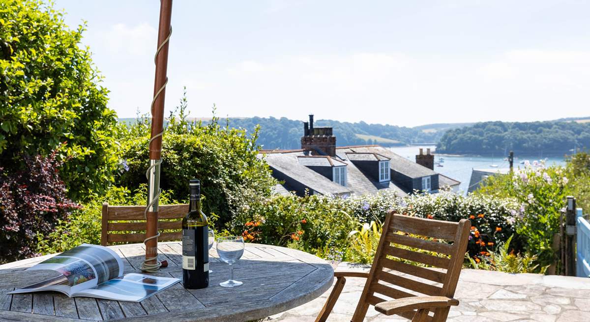 Enyoy al fresco dining on the wonderful terrace.