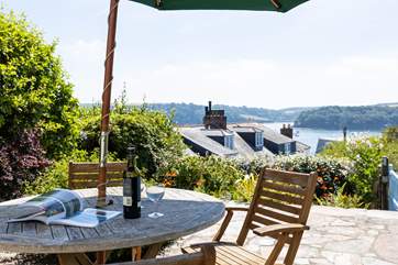 Enyoy al fresco dining on the wonderful terrace.