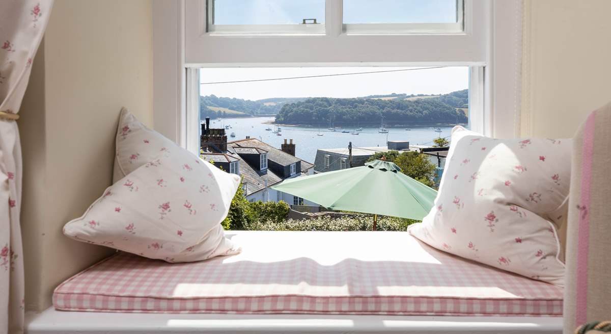 Gaze out to sea from this lovely window seat.