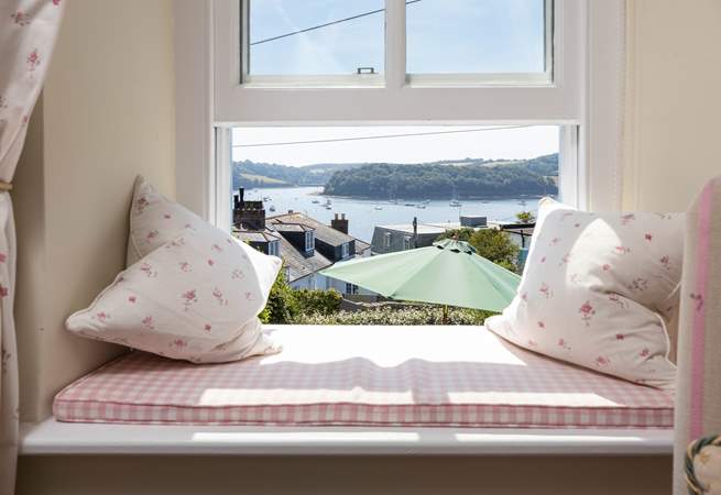 Gaze out to sea from this lovely window seat.