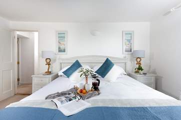 The luxury of a super-king-double bed awaits you in Bedroom One