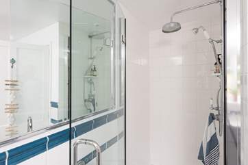 The family bathroom also has a separate shower