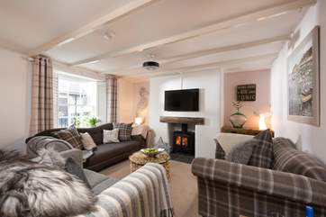 There's a choice of two sitting-rooms for relaxing.