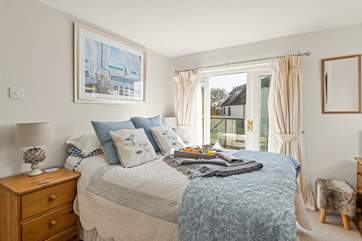Dreamy bedroom 1 with that fabulous balcony!
