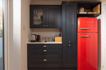 The gorgeous kitchen has everything you will need.