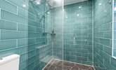 The downstairs wet-room has a lovely, spacious shower. - Thumbnail Image