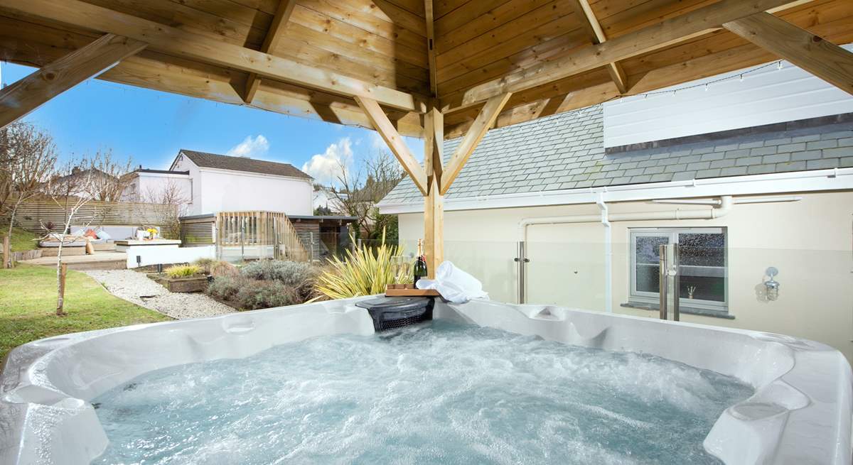 Spend a blissful hour in the hot tub.