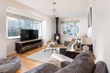 The cosy sitting-room.