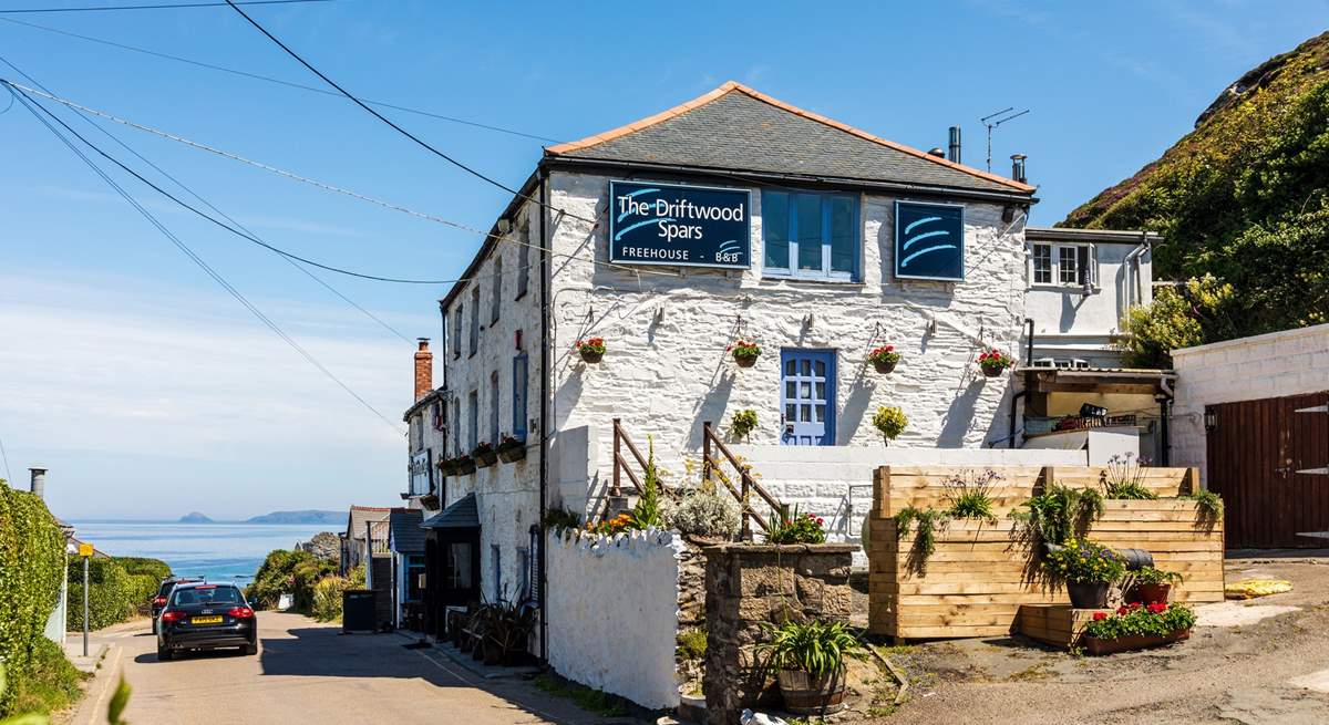 The local pub at St Agnes, The Driftwood Spars is perfect after a day on the beach.