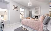 Beautifully decorated in pastel shades, the double bedroom is a delight. - Thumbnail Image