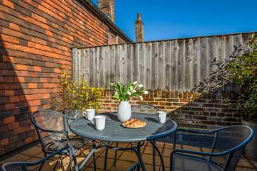 The terrace is the perfect place for morning coffee or perhaps an evening aperitif.