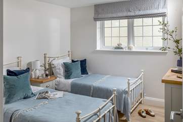 The two twin bedrooms have 3ft beds, ideal for children or adults alike.