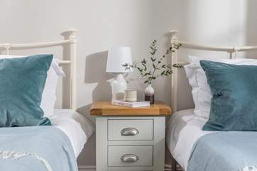 Gorgeous linens await.