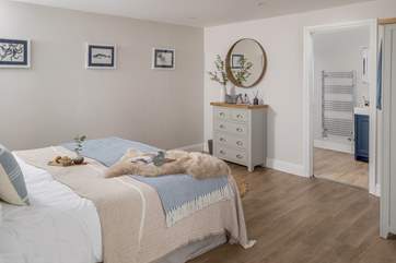 Luxurious bedroom 2 has a super-king bed and a fabulous en suite.