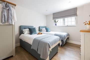 The two twin bedrooms have 3ft beds, ideal for children or adults alike.