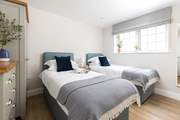 Pretty as a picture, the second twin bedroom.