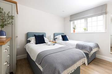 Pretty as a picture, the second twin bedroom.