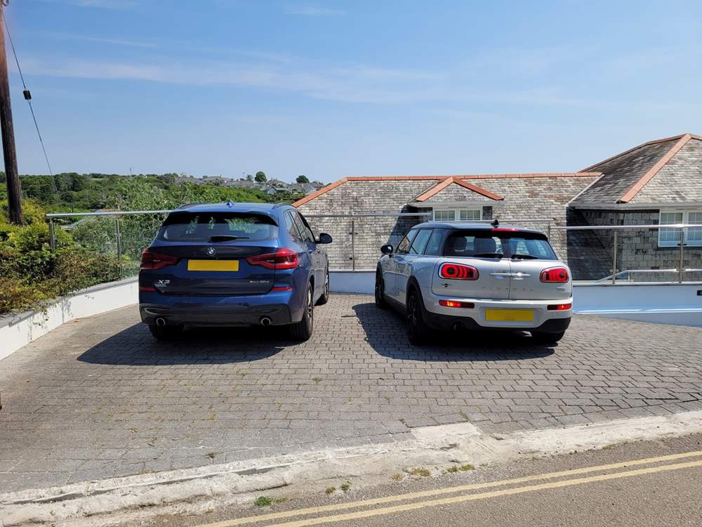 Parking for two cars is a real bonus in St.Mawes.