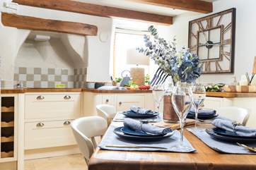 Sit and chat whilst the chef creates a master piece.