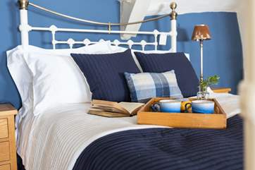 Breakfast in bed? Well you are on holiday after all!