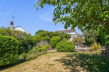Sit in blissful peace and quiet in the garden.