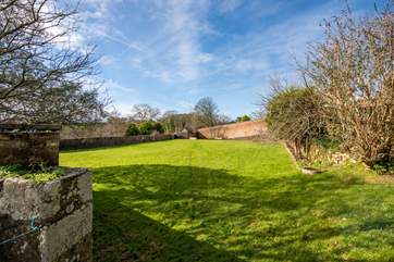 The lovely lawned area is perfect for letting the little ones and your four-legged friends let off steam.
