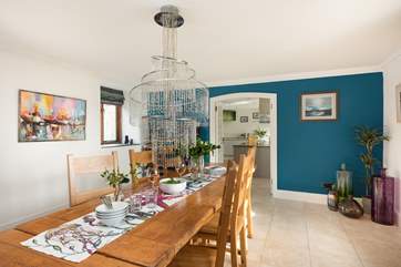 Gorgeous feature furniture in The Mews Manor marries seamlessly with the contemporary surroundings.