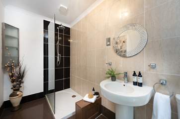 The gorgeous en suite shower-room to bedroom 2.