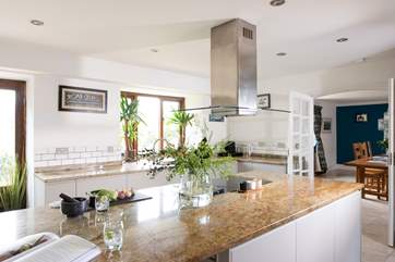 Cook a holiday feast in the stunning kitchen.