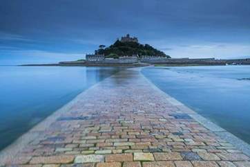 And when the tide comes in a passenger ferry will bring you back to shore.