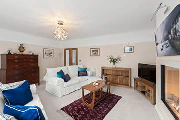 With a Smart TV, the second sitting-room is ideal if guests have differing opinions on what to watch!