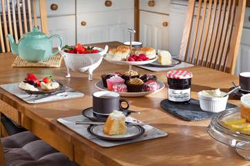 Enjoy many delights whilst socialising around the dining table.