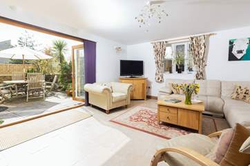 Little Maunditts Cottage is great for socialising with its open plan layout.