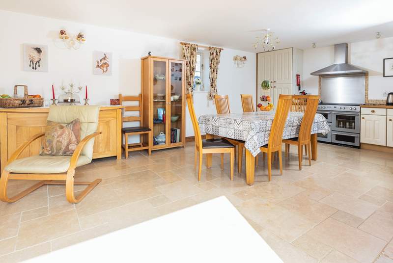 Generous kitchen, diner social space to enjoy with bi fold doors out to the garden.