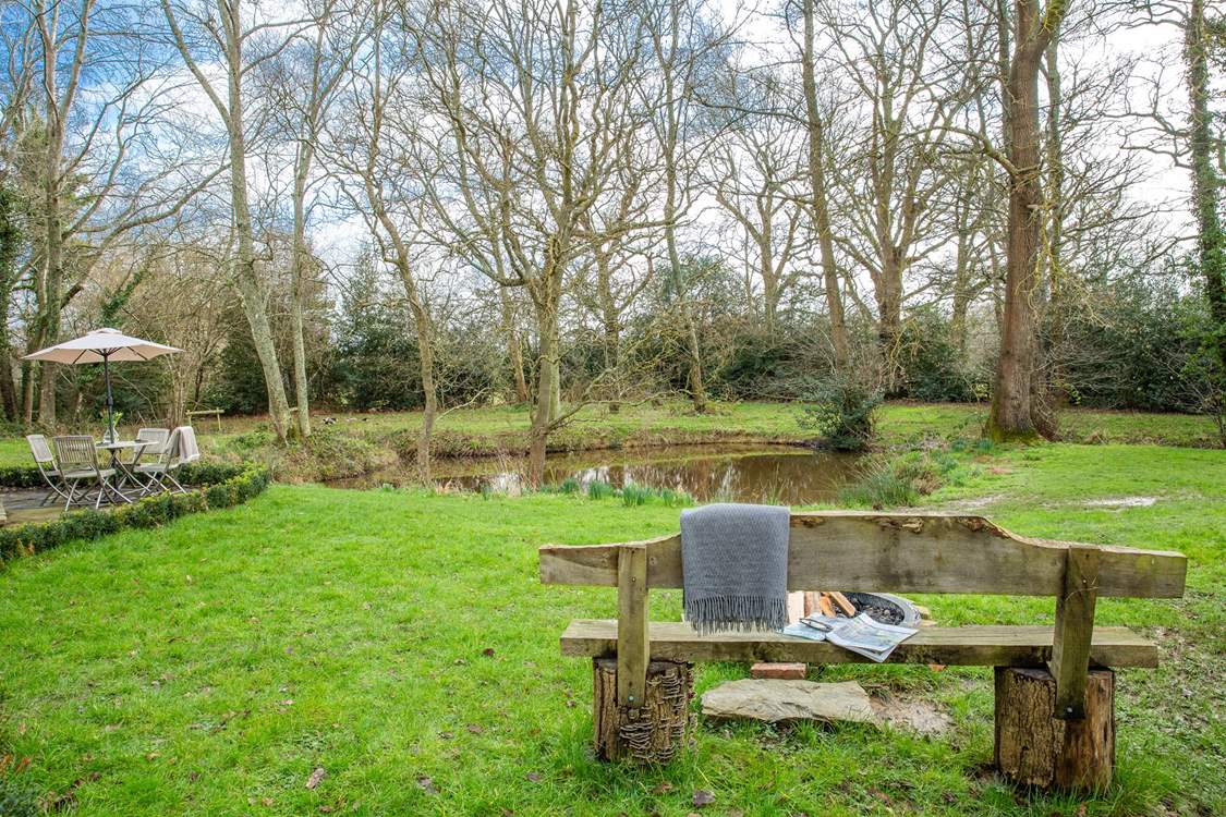 Sit and contemplate in this dreamy setting.