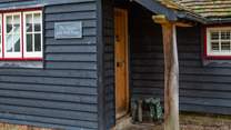 There's even a place to store muddy wellies.