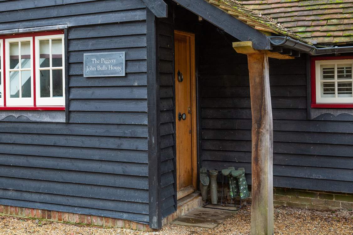 There's even a place to store muddy wellies.