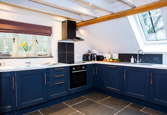 The kitchen has everything you'll need to cook up a holiday feast.