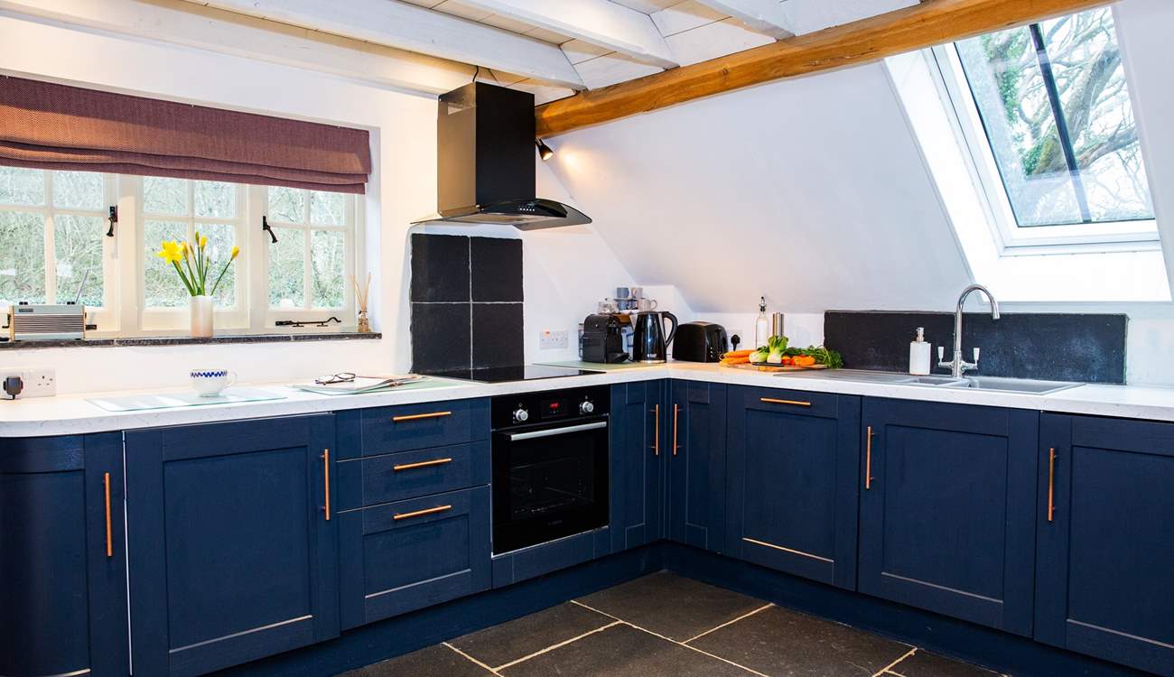 The kitchen has everything you'll need to cook up a holiday feast.