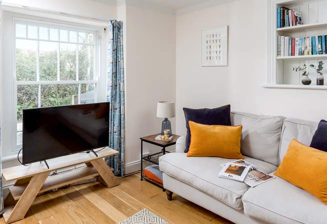 Gorgeous comfy sofas and a Smart TV for your evening entertainment.