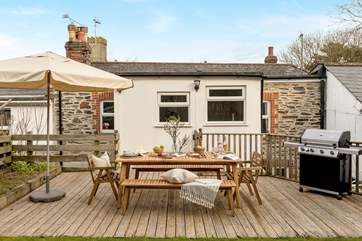 You will want to spend every moment in the lovely garden.