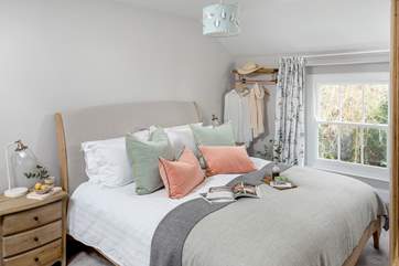 Luxury linens await you, pretty as a picture bedroom 1 also has a fabulous en suite shower room.
