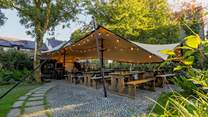 The Castle Inn at Lydford is worth a visit and a great place to sit outside and relax.