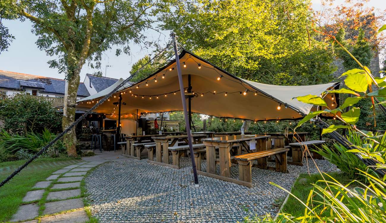 The Castle Inn at Lydford is worth a visit and a great place to sit outside and relax.