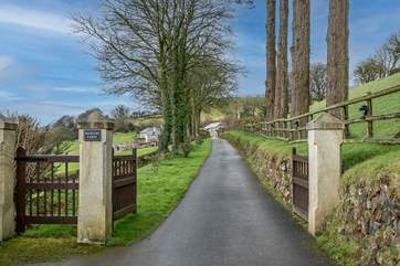 The grand entrance to your holiday home.