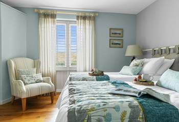 Bedroom one can be made up as twins or a double bed.