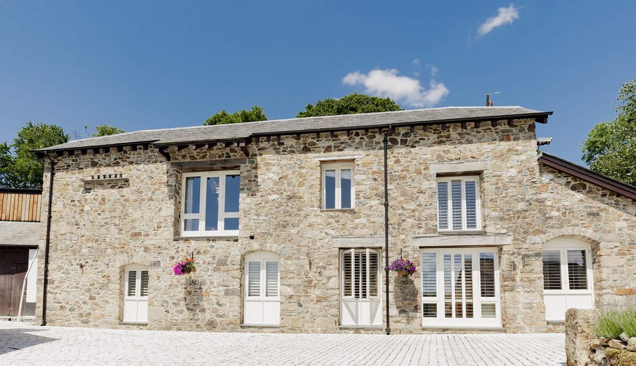 Haretor Barn is a semi detached property with Foxtor Barn.