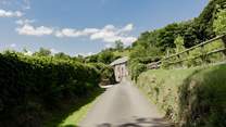 As you approach Haretor Barn you feel like you are leaving your busy life behind you and arriving at your rural haven.